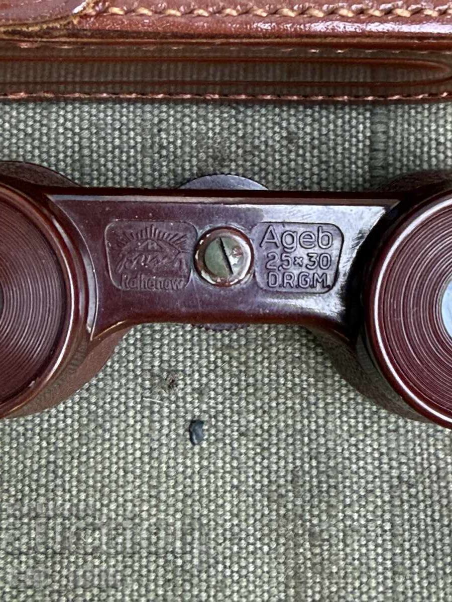 Доставка на Немски Бинокъл D.R.G.M (бакелит)