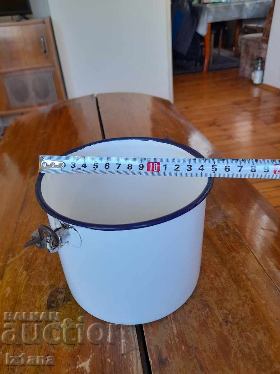 Παλιά εμαγιέ κατσαρόλα - 5