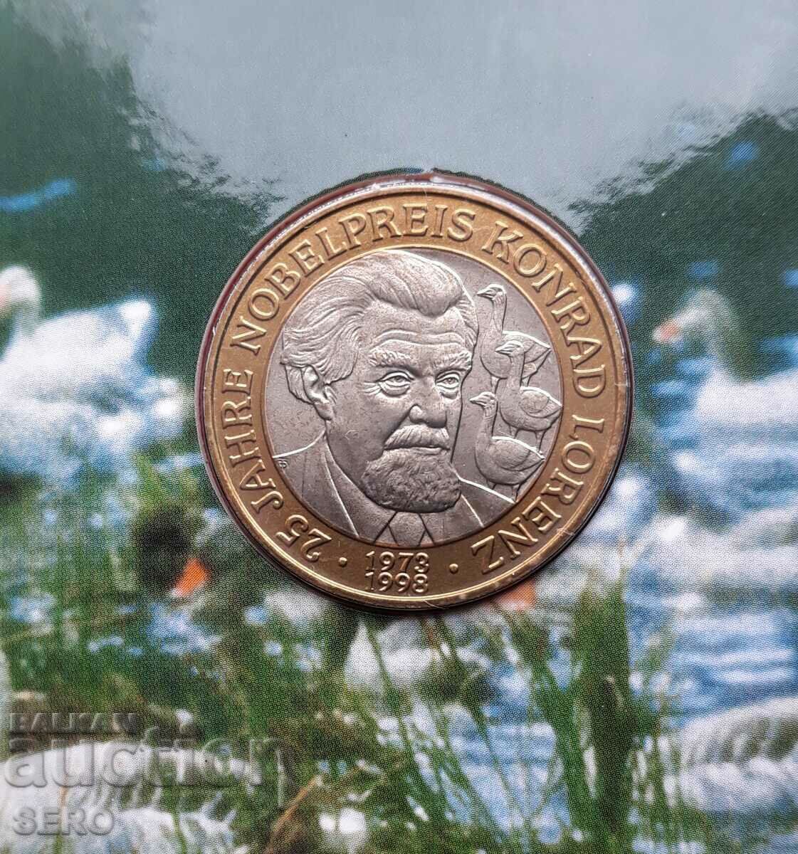 Австрия-50 шилинга 1998-Конрад Лоренц-зоолог и орнитолог с цена 17.00 лв. | € 8.69