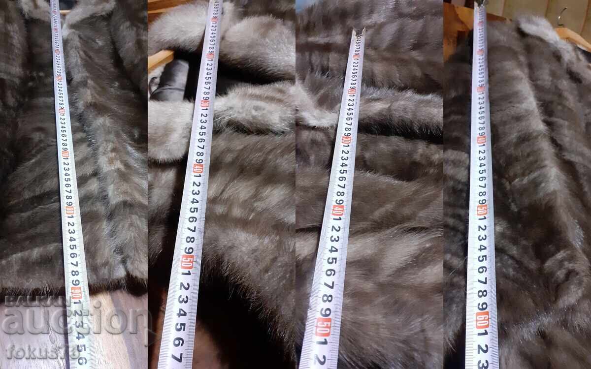 Palton elegant de damă din piele naturală - nurcă - 7 Palton elegant de damă din piele naturală - nurcă - 7