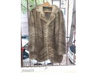 Palton elegant de damă din piele naturală - nurcă