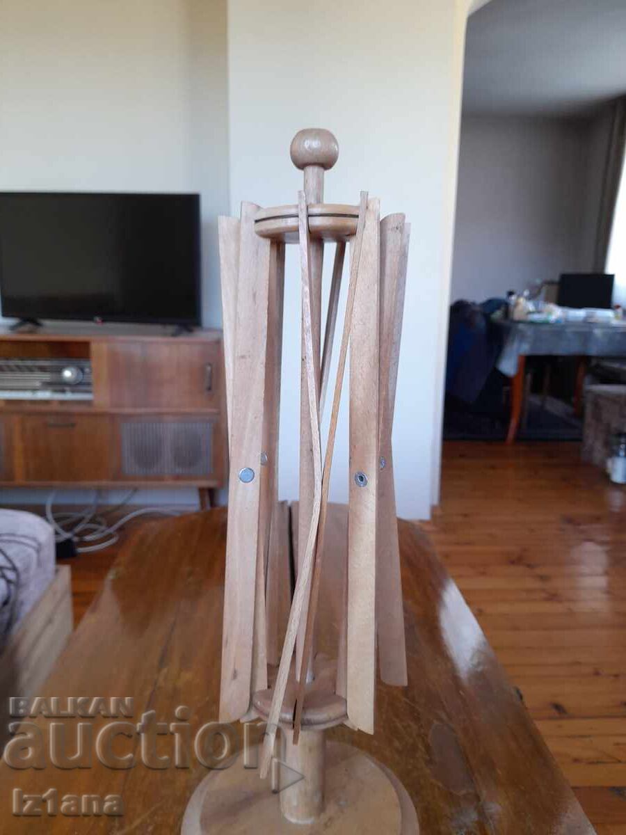 Old wooden yarn spool with price 55.00 BGN | € 28.12