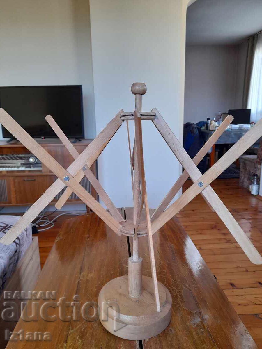 Old wooden yarn spool - 5