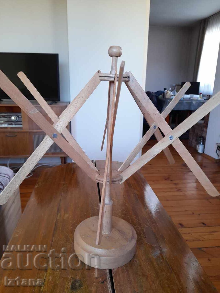 Old wooden yarn spool - 6