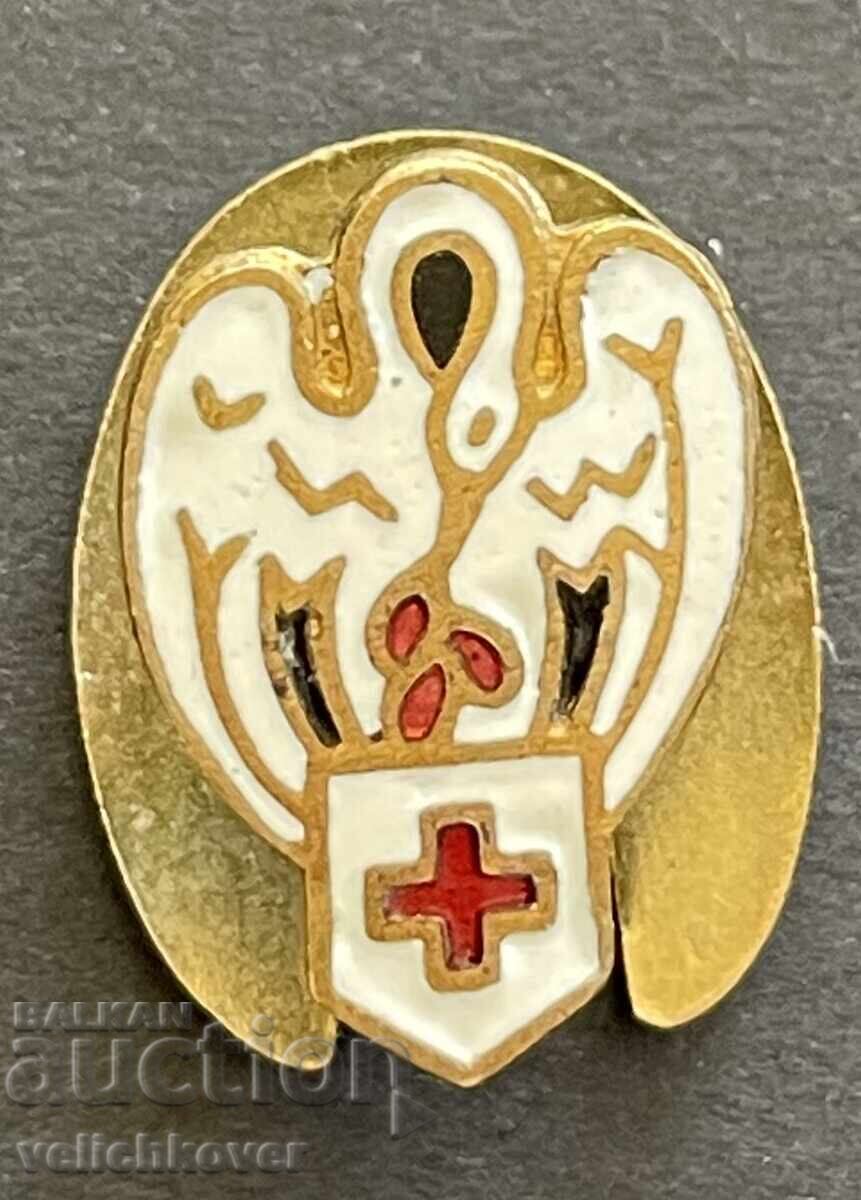 41845 Белгия знак на Белгийският червен кръст емайл