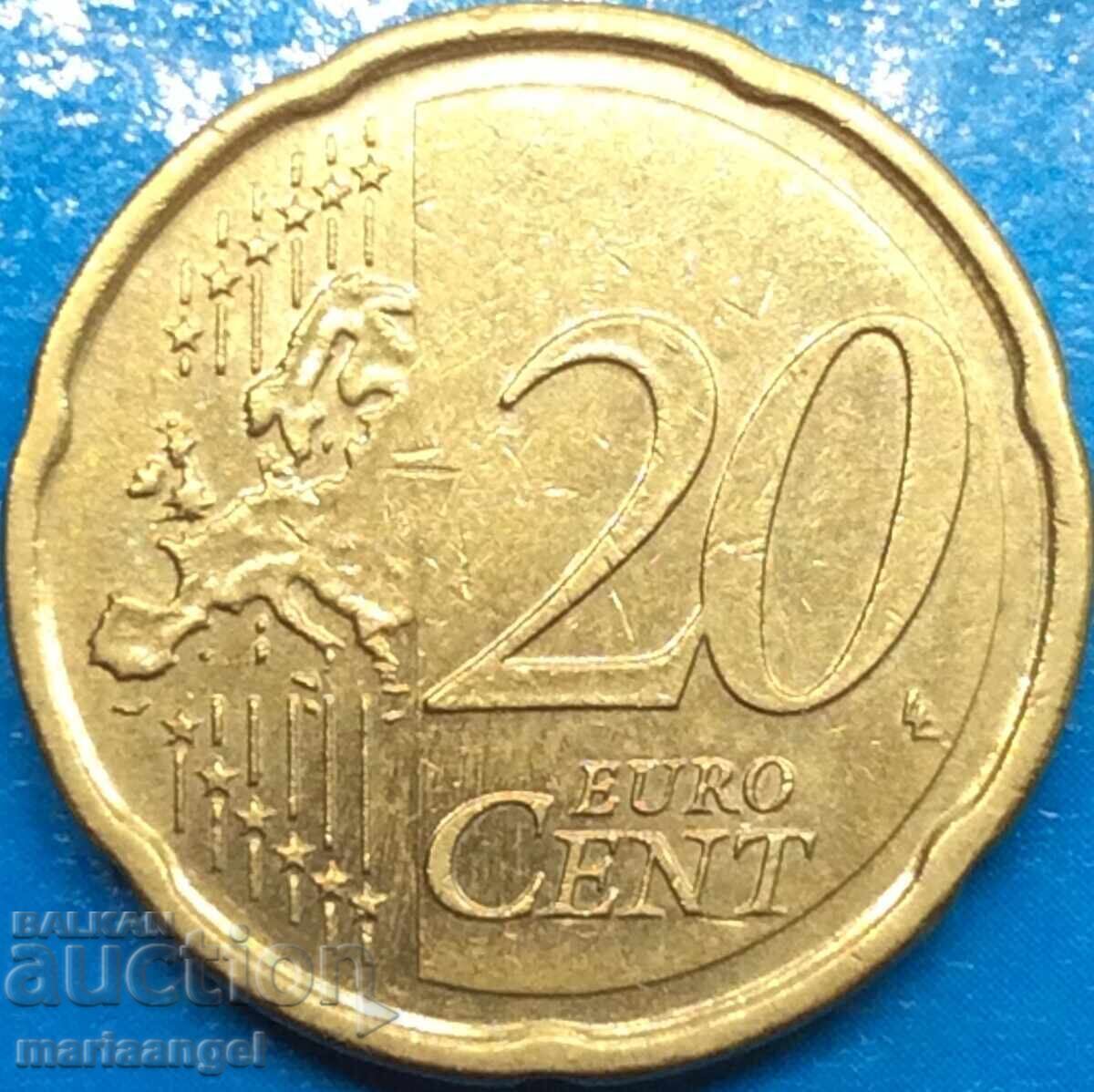 20 Euro Cent 2012 Luxembourg with price 9.00 BGN | € 4.60 20 Euro Cent 2012 Luxembourg with price 9.00 BGN | € 4.60