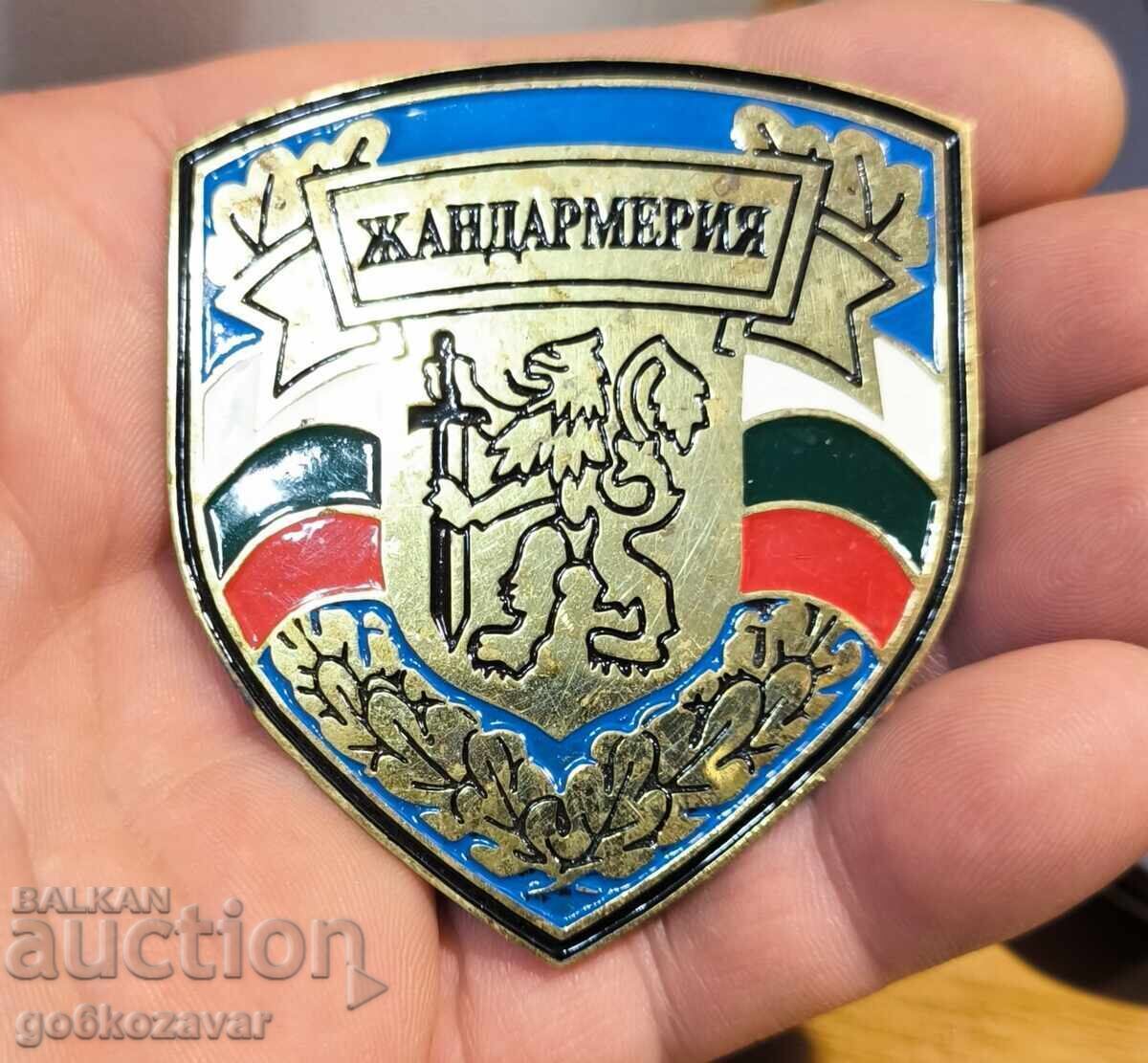 Auction  Metal Gendarmerie Sign Plate Rare!