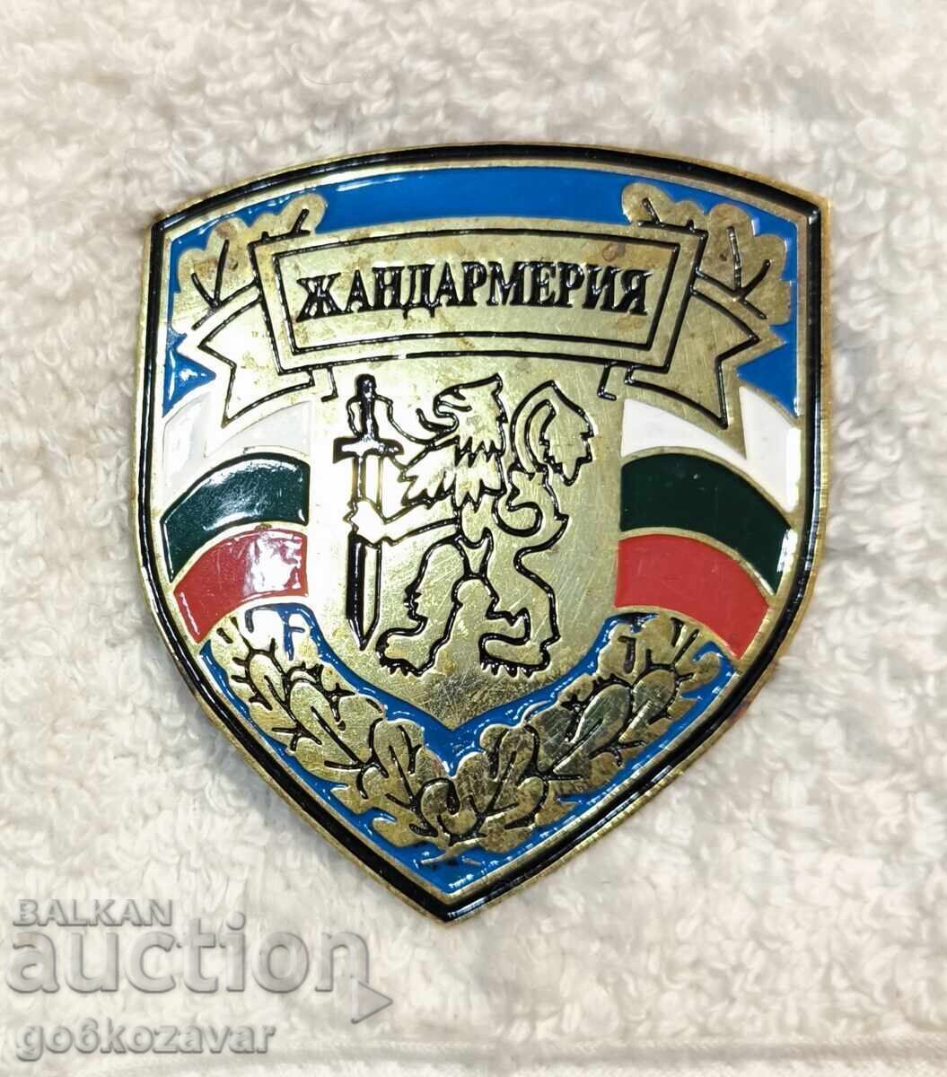 Metal Gendarmerie Sign Plate Rare!