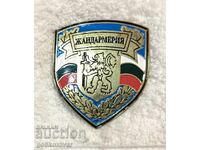 Metal Gendarmerie Sign Plate Rare!