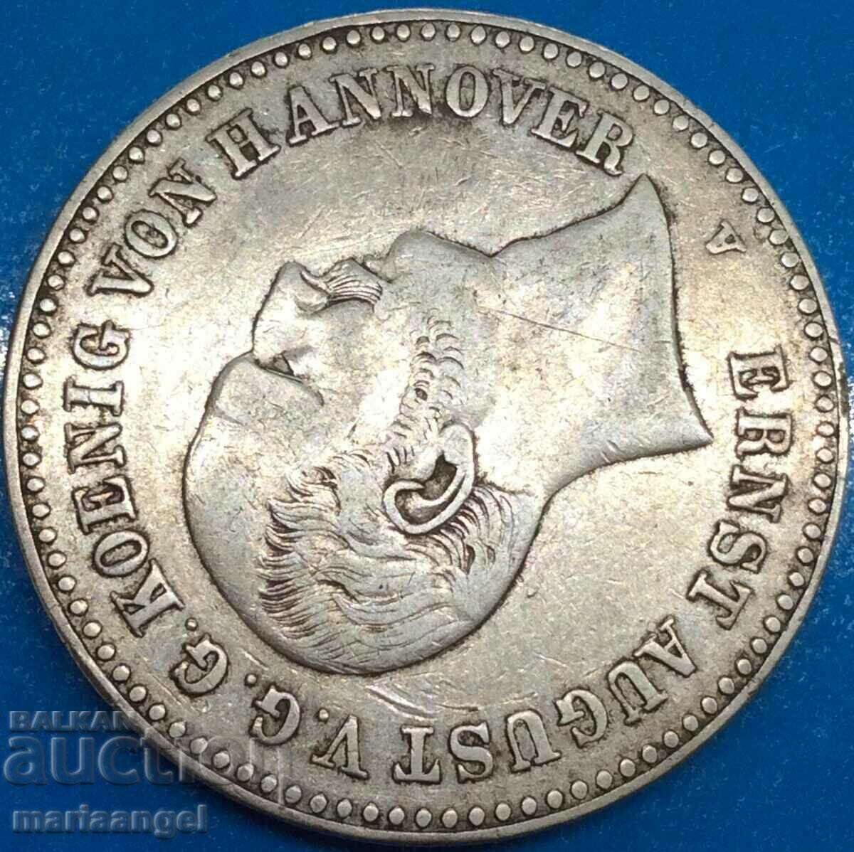 Талер 1840 А Германия Хановер Ернст Август 1837 - 1851 - 5