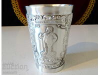 Cană de staniu pentru vin cu Vinificator, Castel, Cavaler