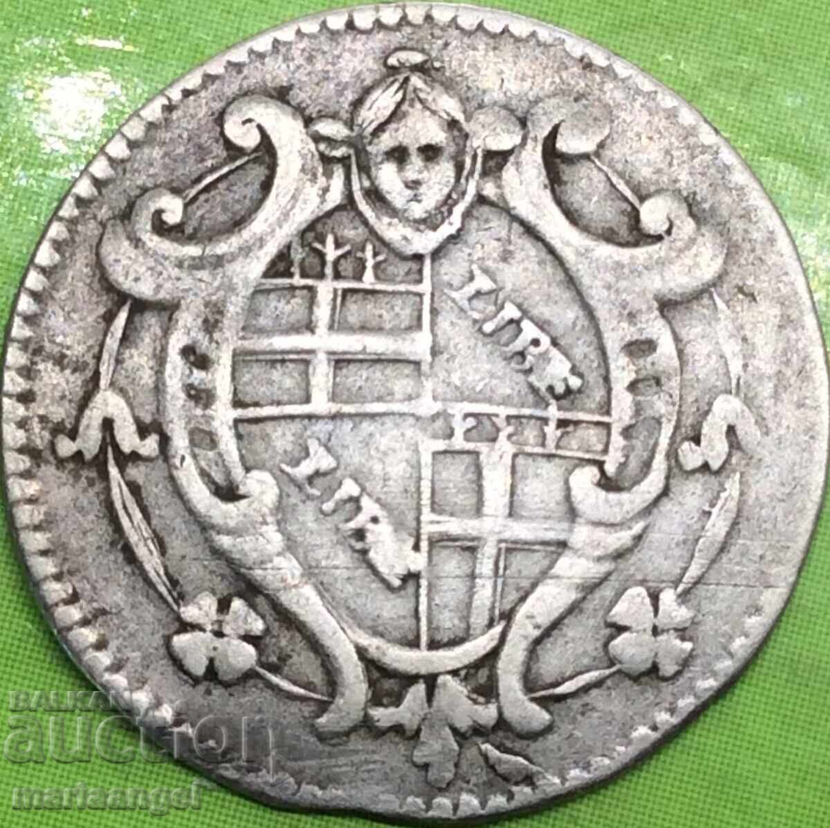 Βατικανό 1746 Carlino da 5 Bolognese Benedict XIV Bologna - 7