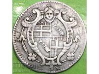 Βατικανό 1746 Carlino da 5 Bolognese Benedict XIV Bologna