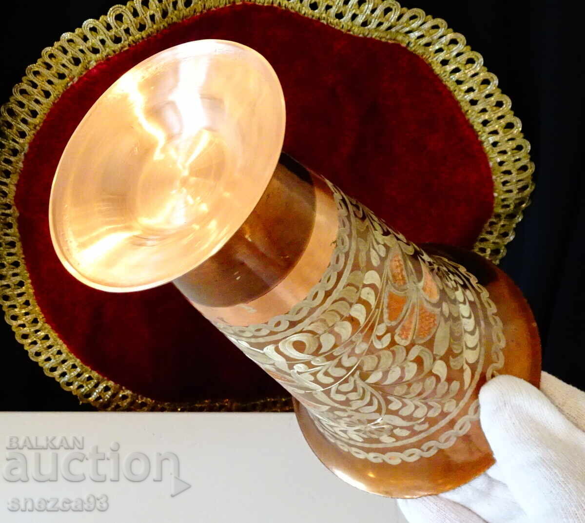 Painted honey goblet, 500 ml cup, pure red honey - 5 Painted honey goblet, 500 ml cup, pure red honey - 5