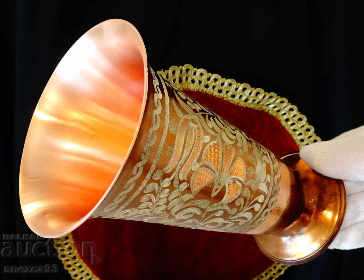 Painted honey goblet, 500 ml cup, pure red honey - 6 Painted honey goblet, 500 ml cup, pure red honey - 6