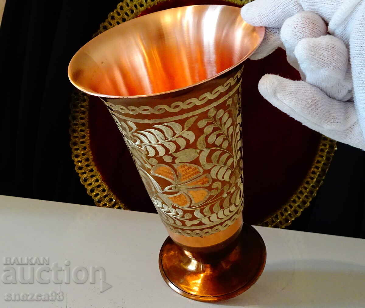 Painted honey goblet, 500 ml cup, pure red honey Painted honey goblet, 500 ml cup, pure red honey