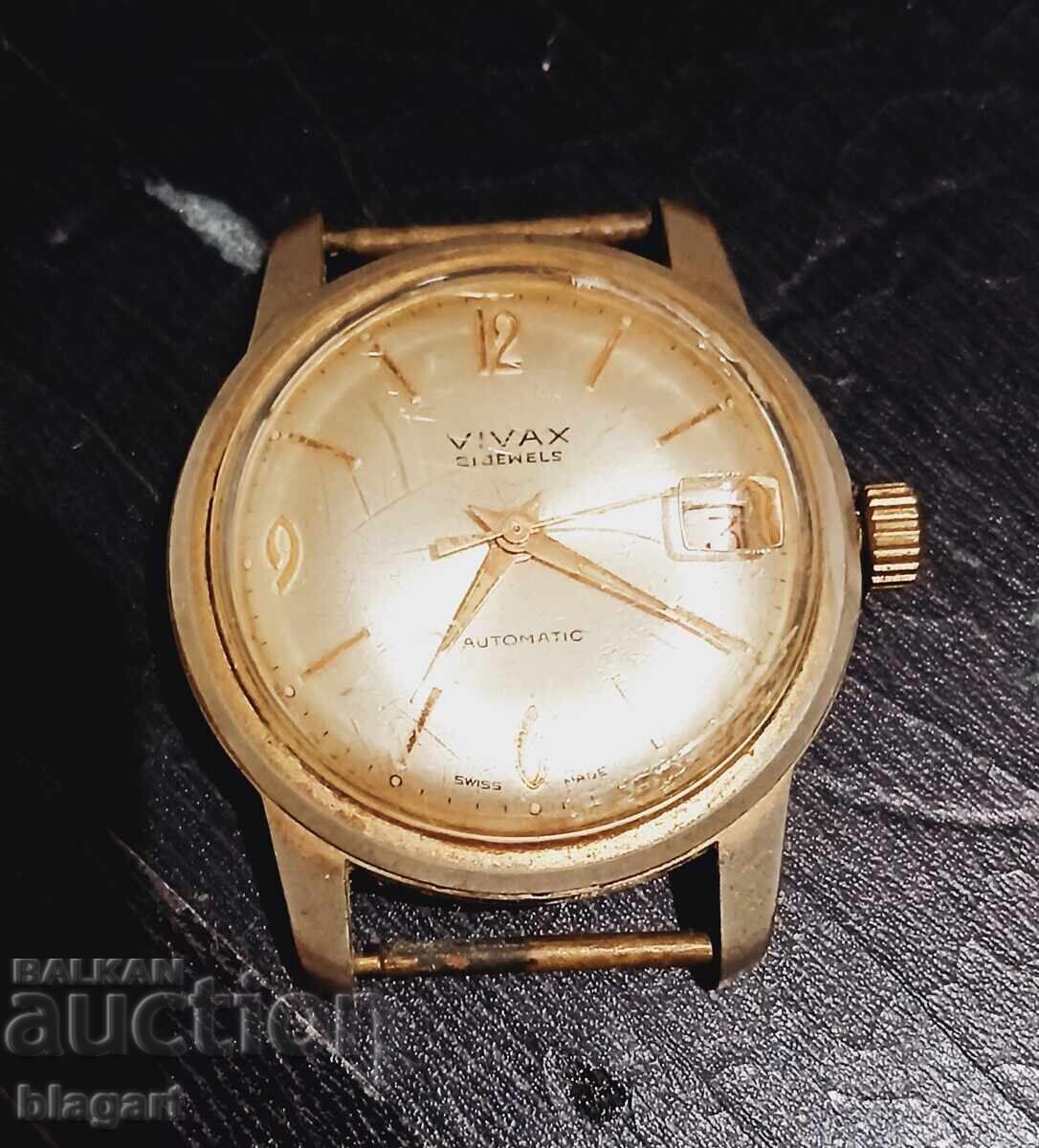 Wivax Αυτόματο, ελβετικό, επιχρυσωμένο