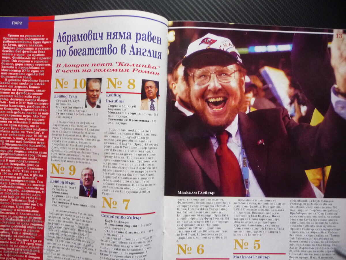 Οι πρωταθλητές Χρίστο Στόιτσκοφ Ντέιβιντ Μπέκαμ Αμπράμοβιτς ποδόσφαιρο με τιμή 6.00 BGN | € 3.07