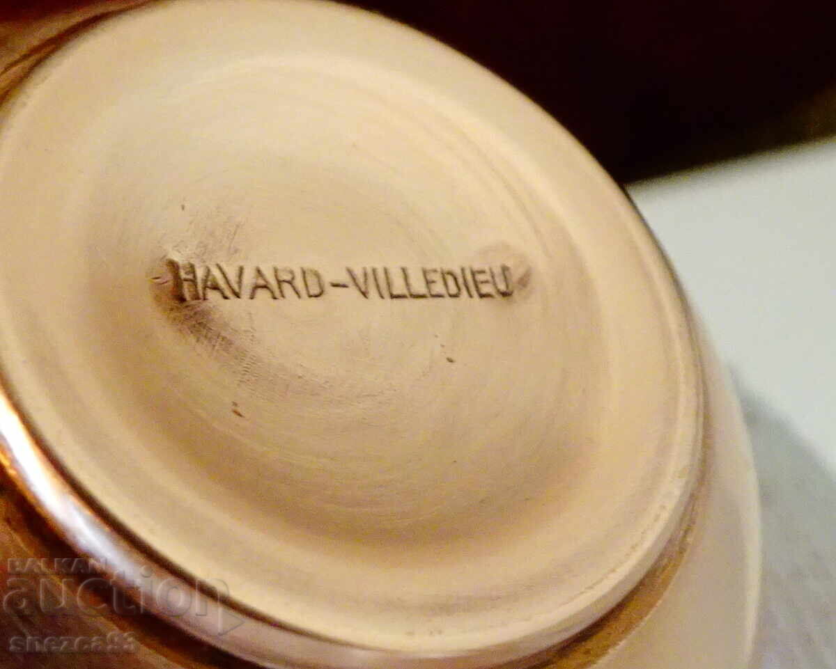 Cană de cupru Havard Villedieu, vultur, miniatură - 6