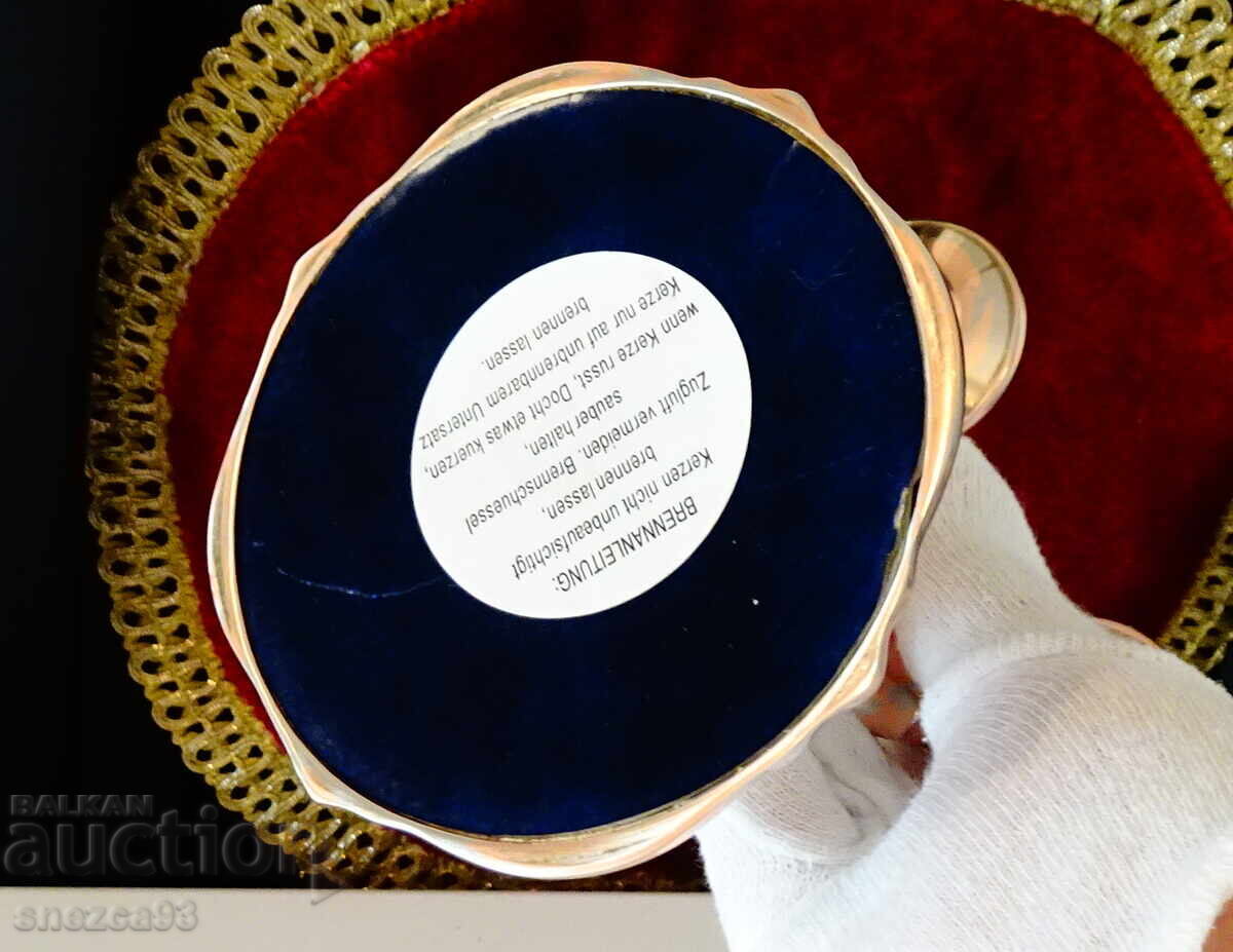 Triple candlestick holder, pure red copper - 6 Triple candlestick holder, pure red copper - 6