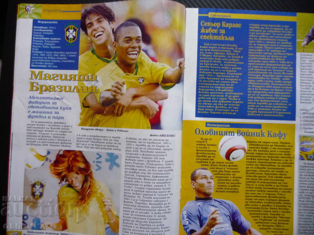 Δημοπρασία Οι πρωταθλητές Λίτεξ Λόβετς Γκρίσα Γκάντσεφ Σελεσάο Βραζιλίας ποδόσφαιρο