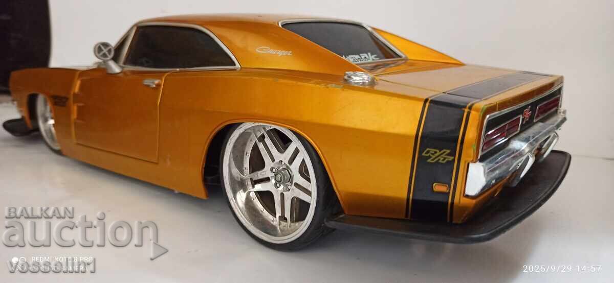 Auction  Old toy car 1:12 1969 Dodge Charger R/T huge