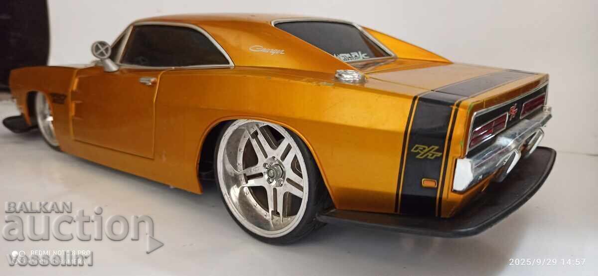 Licitație Veche jucărie mașină 1:12 1969 Dodge Charger R/T uriașă