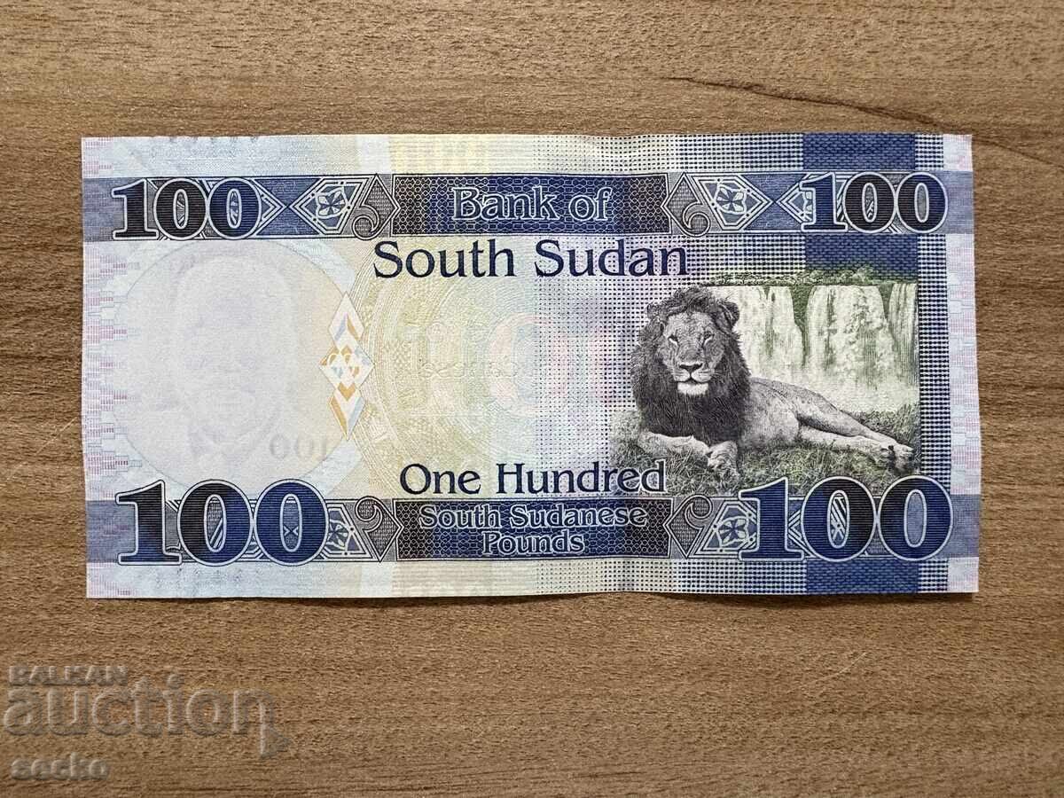 Южен Судан -  100 паунда (2019),  UNC с цена 8.00 лв. | € 4.09