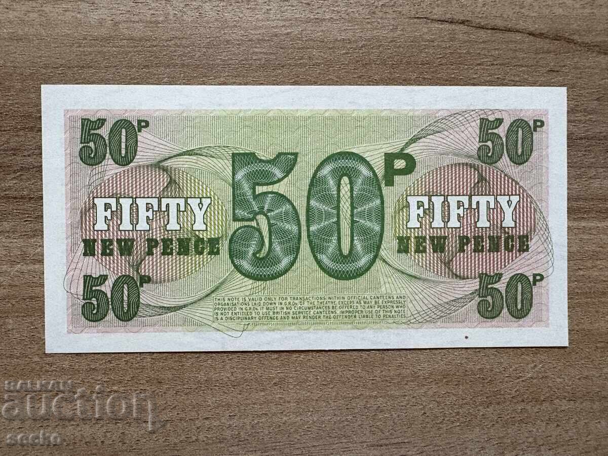 Великобритания - 50 пенса (1972) UNC