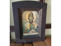 Icoană veche din 1925 a Sfântului Mina din Muntele Strandja, orașul M. Tărnovo