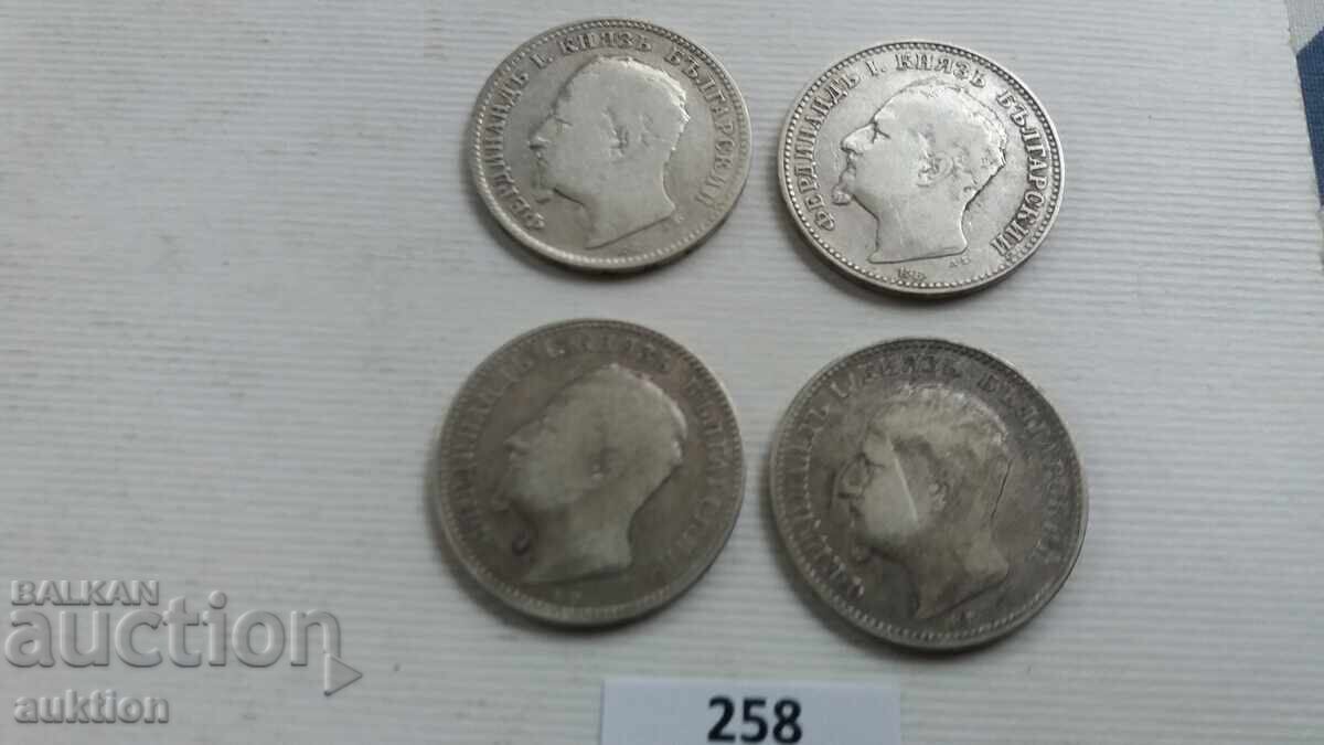 1 LEVA 1891 AN - ARGINT 4 BUCĂȚI - 5 1 LEVA 1891 AN - ARGINT 4 BUCĂȚI - 5