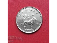 Canada - 25 Cents 1973 - 100th Anniversary of the Royal Canadian Mounted Police