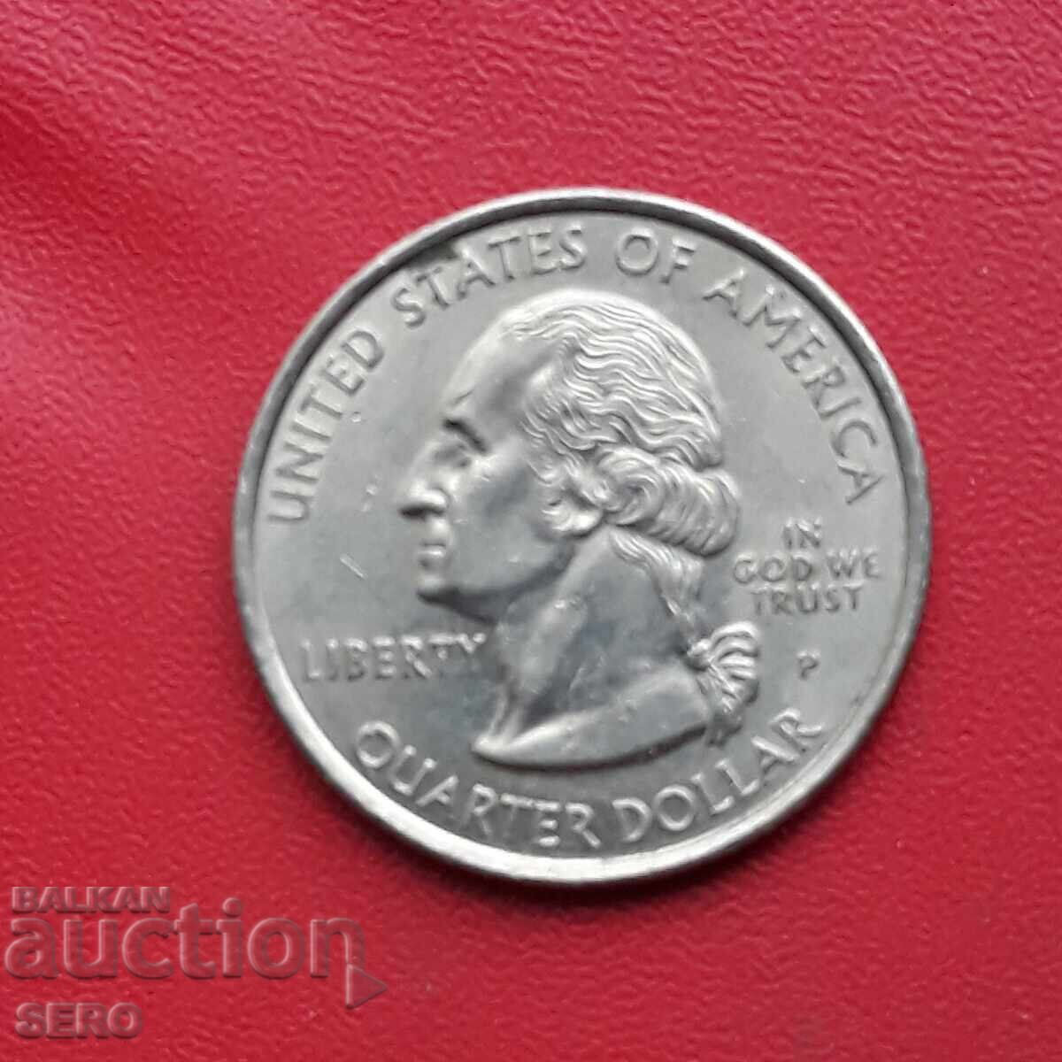 SUA-1/4 dolar 1999 R-Philadelphia-Stat Georgia cu preț 1.01 BGN | € 0.52