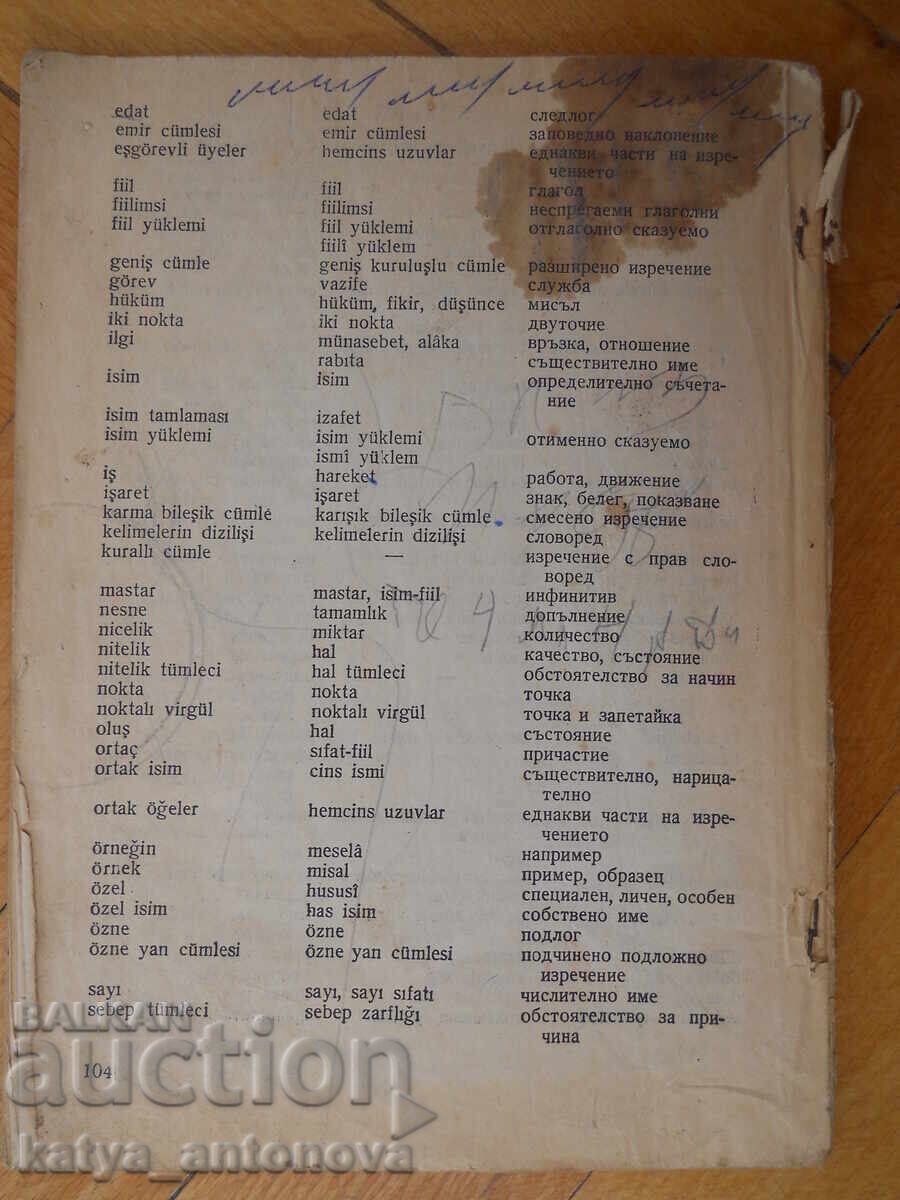 Turkish Language for 7th Grade with price 5.00 BGN | € 2.56