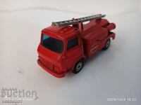 Vechiuță jucărie camion pompieri solido 1/50 saviem SG4