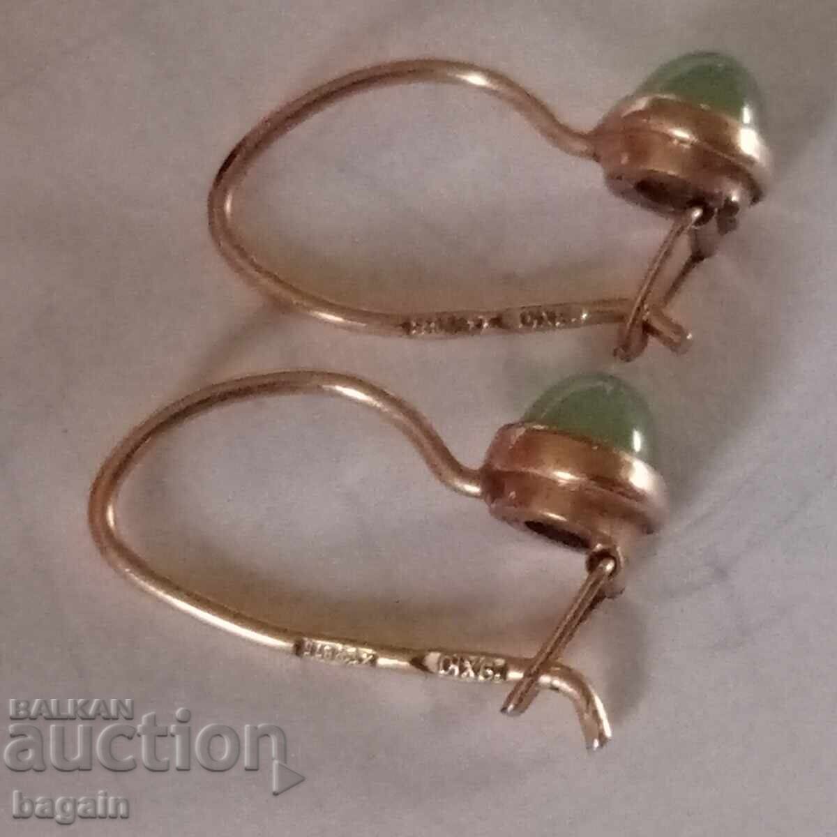 Auction Jade and silver with gilding. USSR Auction Jade and silver with gilding. USSR