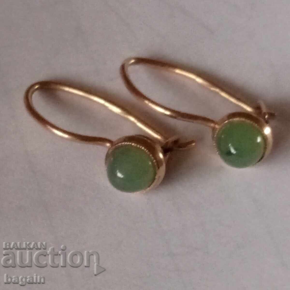 Jade and silver with gilding. USSR Jade and silver with gilding. USSR