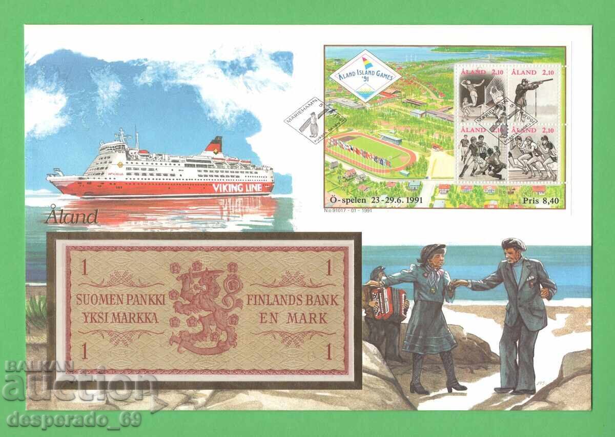 (¯`'•.¸ ΦΙΝΛΑΝΔΙΑ 1 γραμματόσημο 1963 UNC ¸.•'´¯)