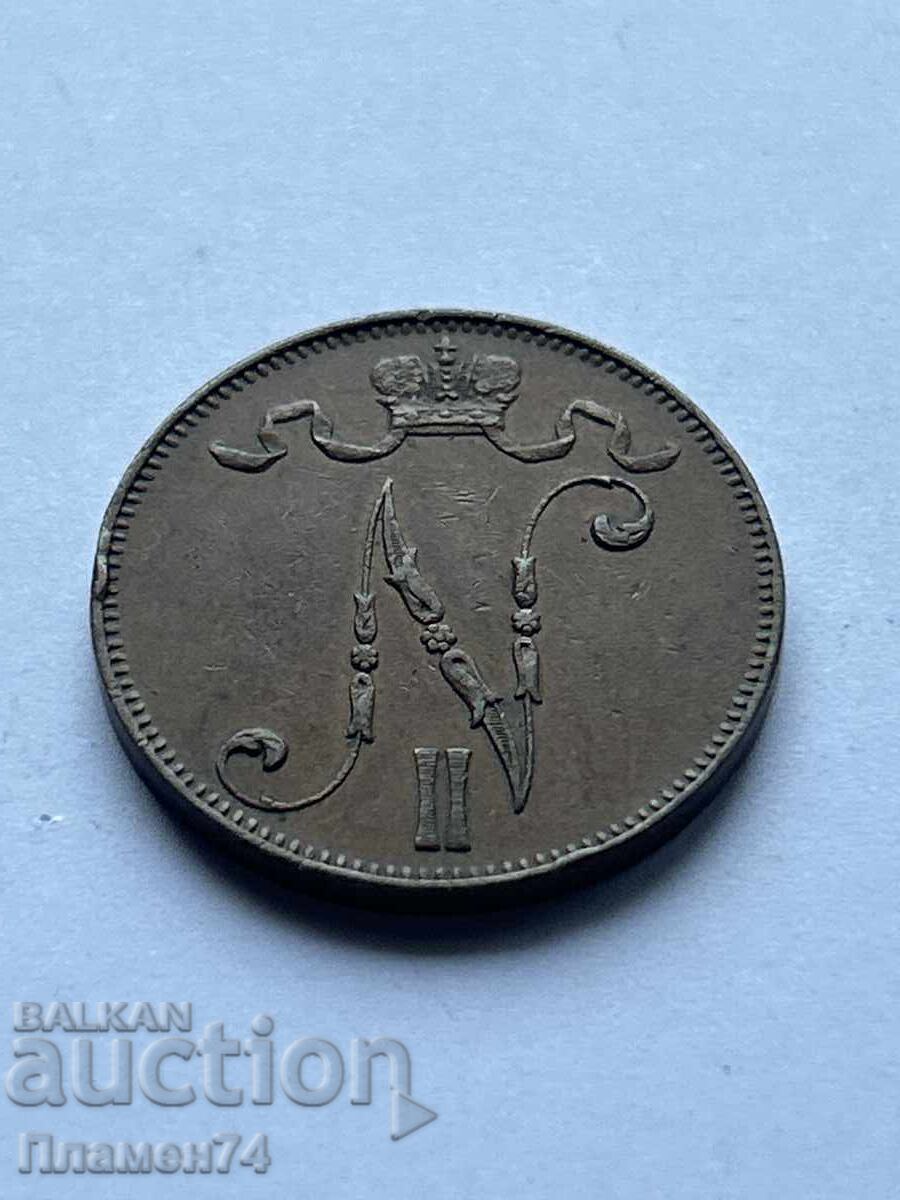 5 пенита 1914 Финландия с цена 5.00 лв. | € 2.56 5 пенита 1914 Финландия с цена 5.00 лв. | € 2.56