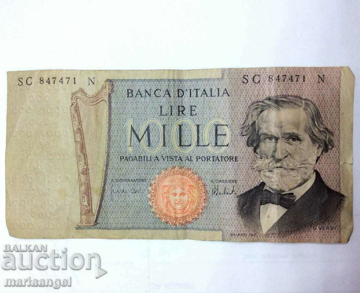 Italy 1000 Lire 1969