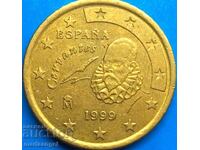 50 λεπτά του ευρώ 1999 ορείχαλκος Ισπανίας
