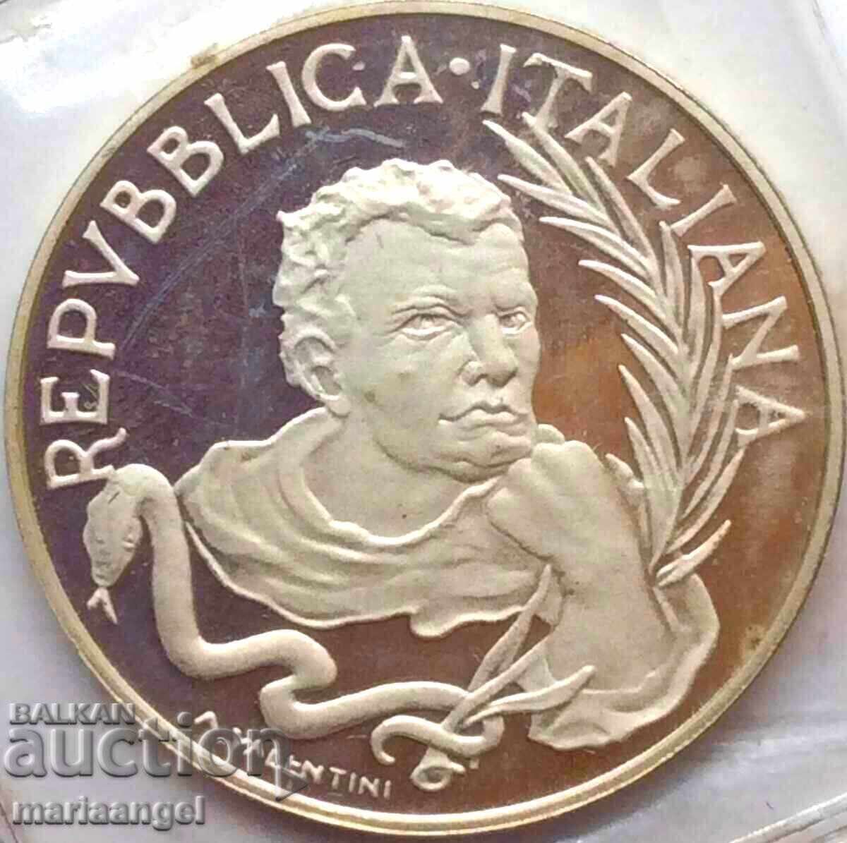 500 lire 1989 Italia UNC Tommaso Campanella Ag cu preț 79.00 BGN | € 40.39 500 lire 1989 Italia UNC Tommaso Campanella Ag cu preț 79.00 BGN | € 40.39