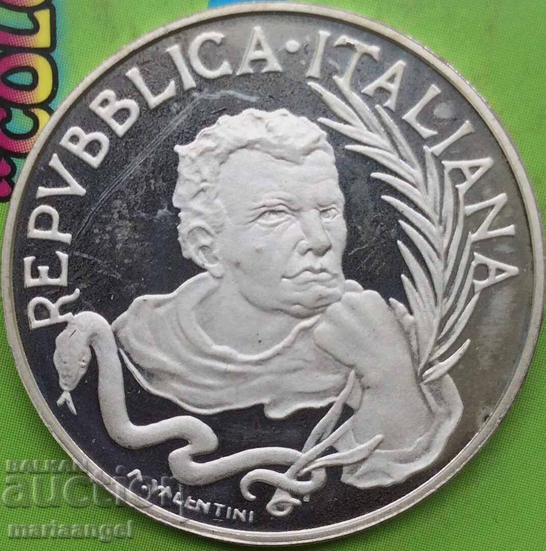 Livrarea 500 lire 1989 Italia UNC Tommaso Campanella Ag Livrarea 500 lire 1989 Italia UNC Tommaso Campanella Ag