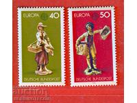 GERMANY FRG 4050 EUROPE PORCELAIN FIGURES 1976 MNH 890 891