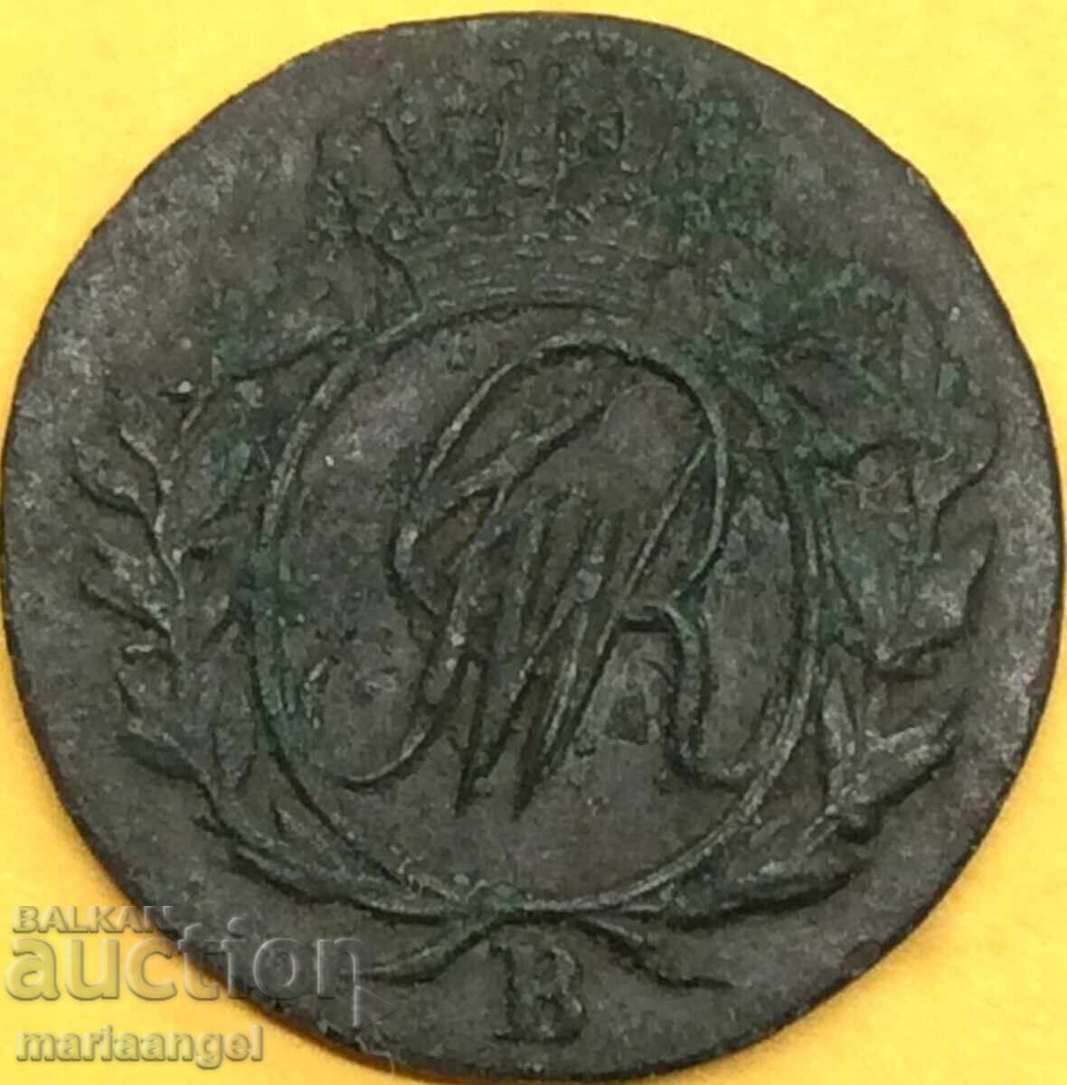 1/2 Groschen 1797 B-Breslau Poland Frederick William II RARE - 7 1/2 Groschen 1797 B-Breslau Poland Frederick William II RARE - 7