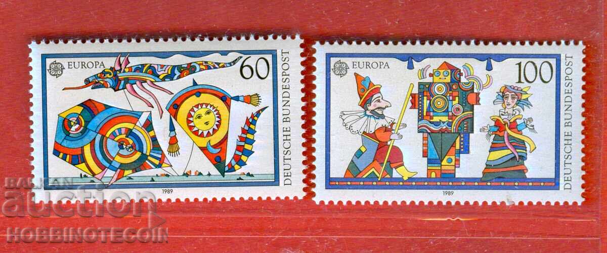 GERMANIA RFG 60 100 EUROPA JOCURI PENTRU COPII 1989 MNH 1417 1418