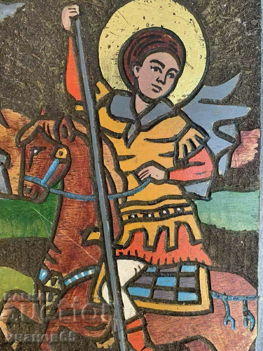 Delivery of icon 23cm by 46cm