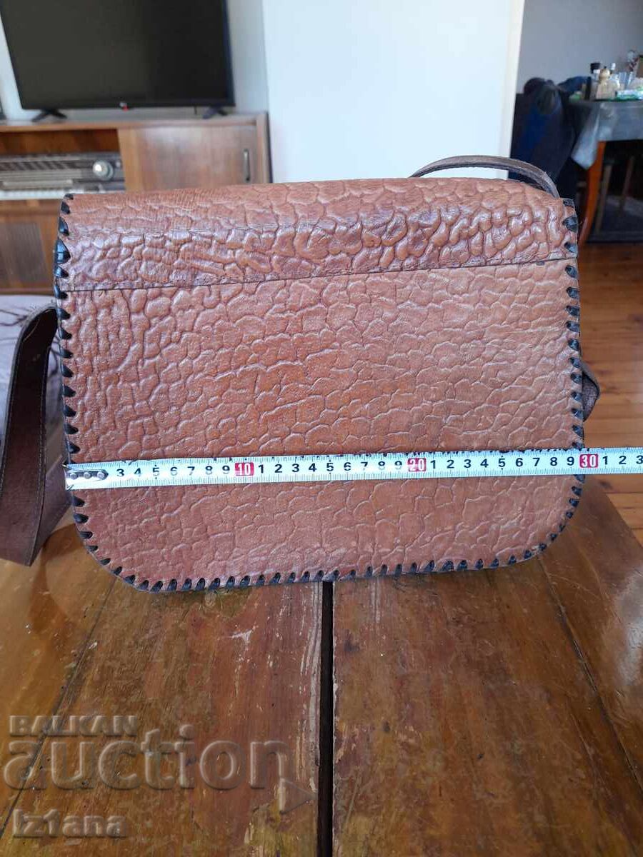 Γυναικεία δερμάτινη τσάντα - 5