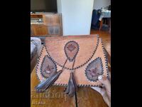 Geantă din piele bătrână