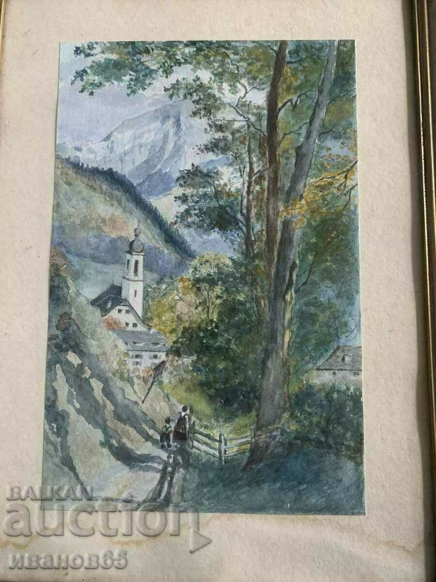 Delivery of watercolor painting Delivery of watercolor painting